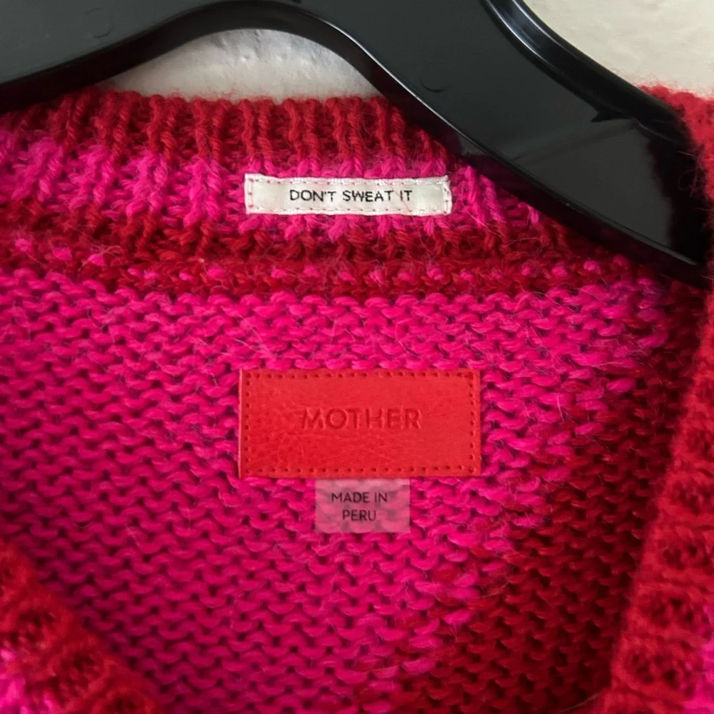 MOTHER Red and Pink Sweater - Picture 2 of 4